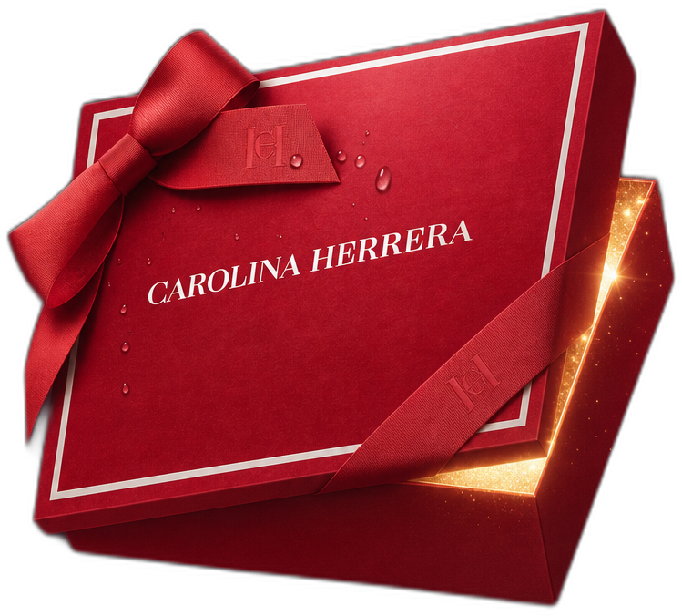 Mystery Box vermelha entreaberta